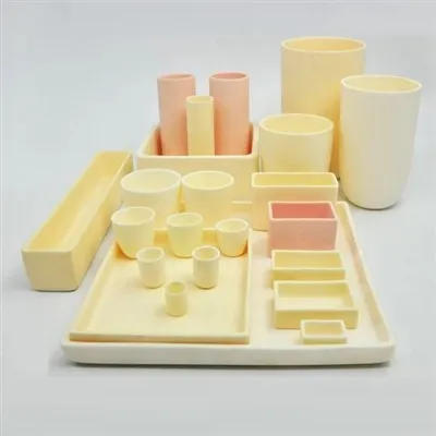 Crogiolo cilindrico in allumina